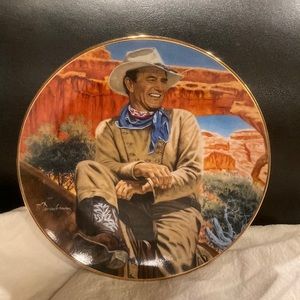 John Wayne The Legend Lives On Plate